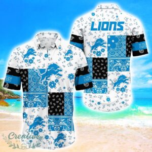 Detroit Lions Hawaii For Summer Sport Team Hawaiian Shirt Product Photo 1