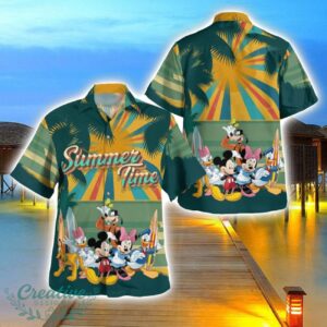 Disney Retro Hawaiian Shirt 3D Printing Beach Shirt For Men And Women Product Photo 1