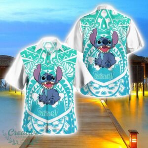 Hawaiian Style Stitch Hawaiian Shirt 3D Printing Beach Shirt For Men And Women Product Photo 1