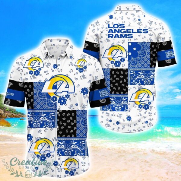 Los Angeles Rams Hawaii For Summer Sport Team Hawaiian Shirt Product Photo 1