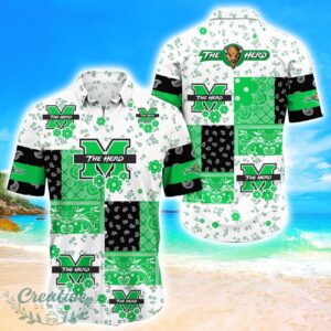 Marshall Thundering Herd Hawaii For Summer Sport Team Hawaiian Shirt Product Photo 1