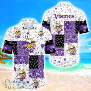 Minnesota Vikings Hawaii For Summer Sport Team Hawaiian Shirt Product Photo 1