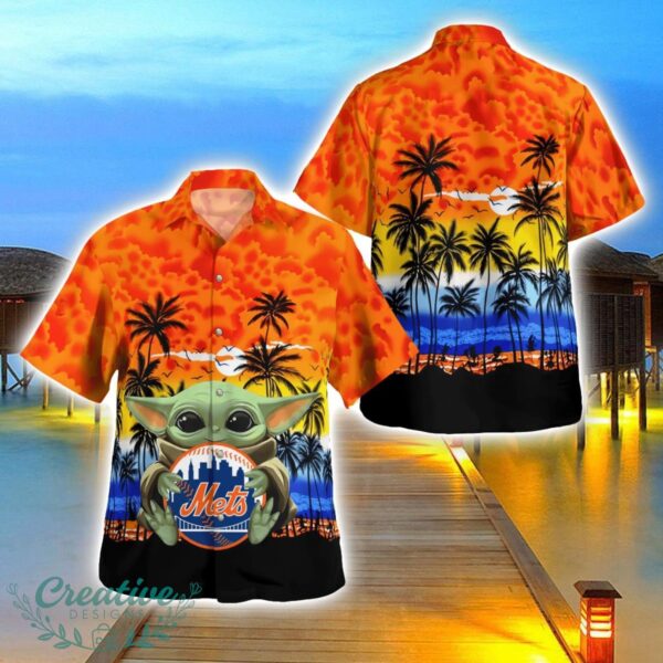 MLB New York Mets Hawaiian Shirt 3D Printing Beach Shirt For Men And Women Product Photo 1