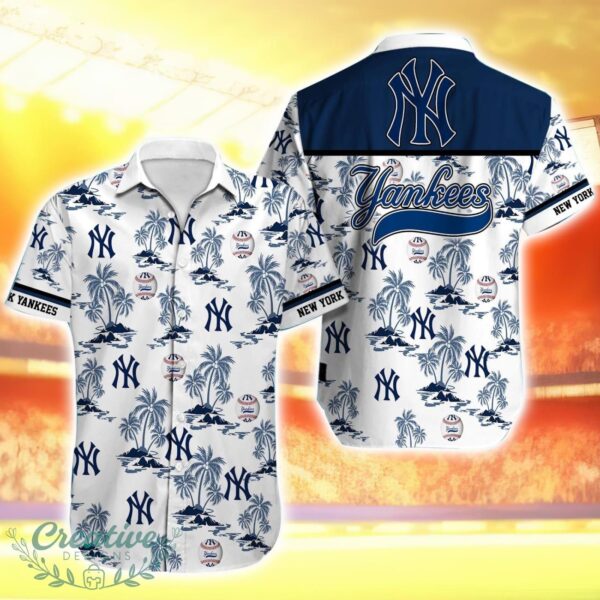 New York Yankees MLB Aloha Hawaiian Shirt Summer Holiday Gift Product Photo 1