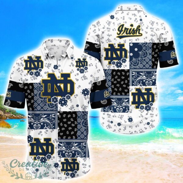 Notre Dame Fighting Irish Hawaii For Summer Sport Team Hawaiian Shirt Product Photo 1