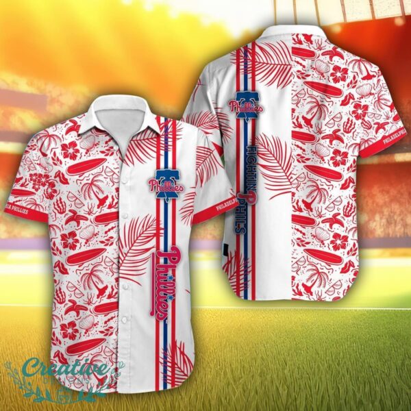 Philadelphia Phillies MLB Funny Beach Pattern Hawaiian Shirt Product Photo 1