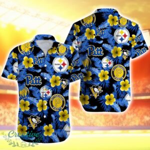 Pittsburgh Tropicak Hawaii Sport Team Hawaiian Shirt Product Photo 1