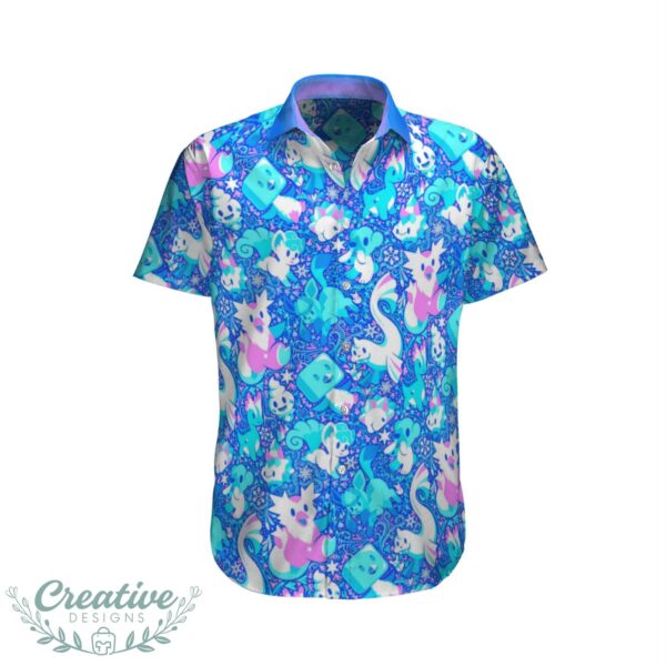 Pokemon Neon Color Hawaii Shirt 3D Printing Beach Shirt For Men And Women Product Photo 1