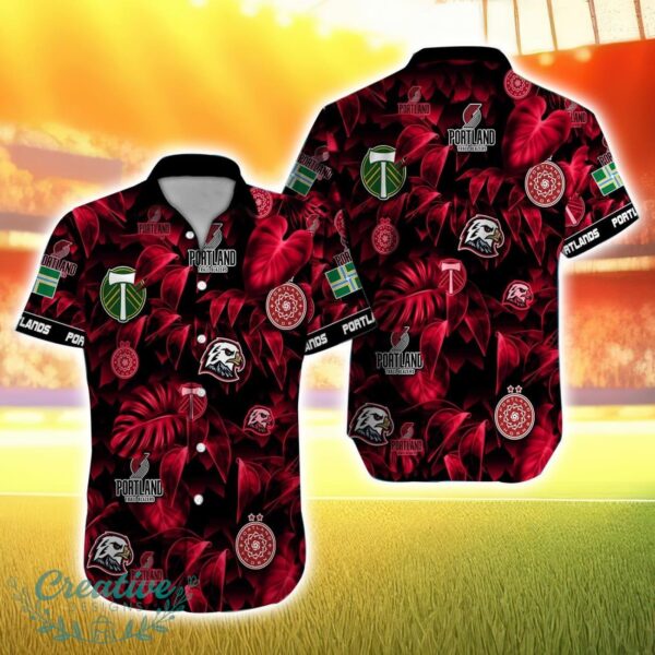 Portlands Hawaiian Shirt Sport Teams Beach Shirt Product Photo 1