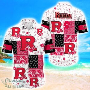 Rutgers Scarlet Knights Hawaii For Summer Sport Team Hawaiian Shirt Product Photo 1