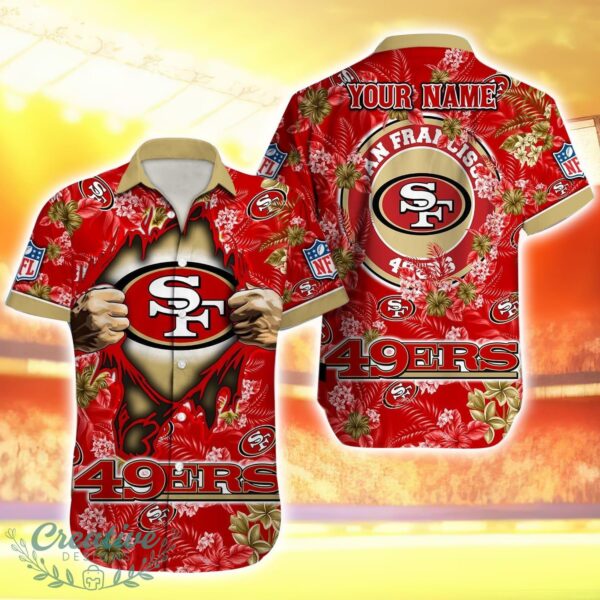 San Francisco 49ers NFL Hawaiian Shirt Custom Name For Fans Product Photo 1