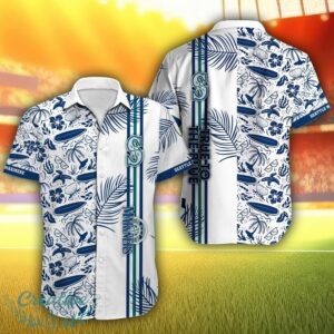 Seattle Mariners MLB Funny Beach Pattern Hawaiian Shirt Product Photo 1