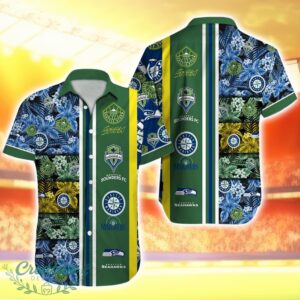 Seattle Sport For Teams Hawaiian Shirt Product Photo 1