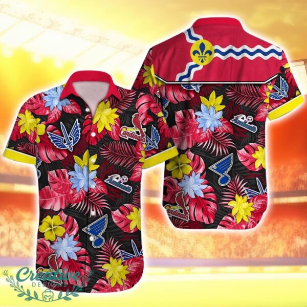 St. Louis All Over Printed Hawaiian Shirt For Fans Product Photo 1