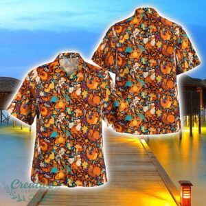 Tropical Fire Pokemon Hawaiian Shirt 3D Printing Beach Shirt For Men And Women Product Photo 1