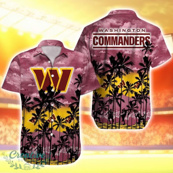 Washington Commanders NFL Sport Fans Hawaiian Shirt Summer Beach Shirt Product Photo 1