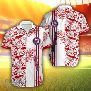 Washington Nationals MLB Funny Beach Pattern Hawaiian Shirt Product Photo 1