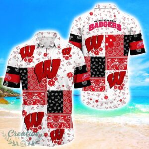 Wisconsin Badgers Hawaii For Summer Sport Team Hawaiian Shirt Product Photo 1