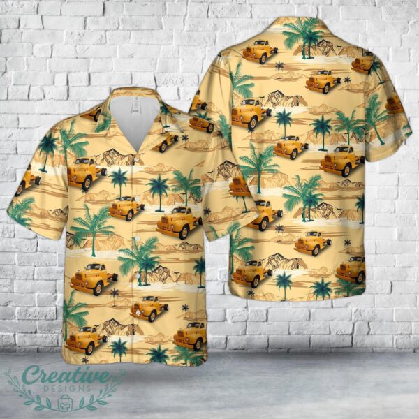 1957 Mack B-30 Truck Hawaiian Shirt Product Photo 1