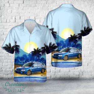 1998 Subaru Impreza WRX Type RA STI Version IV V-Limited Hawaiian Shirt Product Photo 1