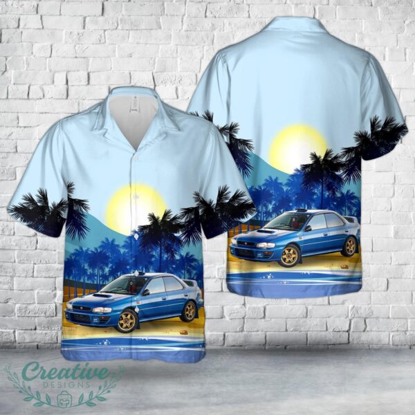 1998 Subaru Impreza WRX Type RA STI Version IV V-Limited Hawaiian Shirt Product Photo 1