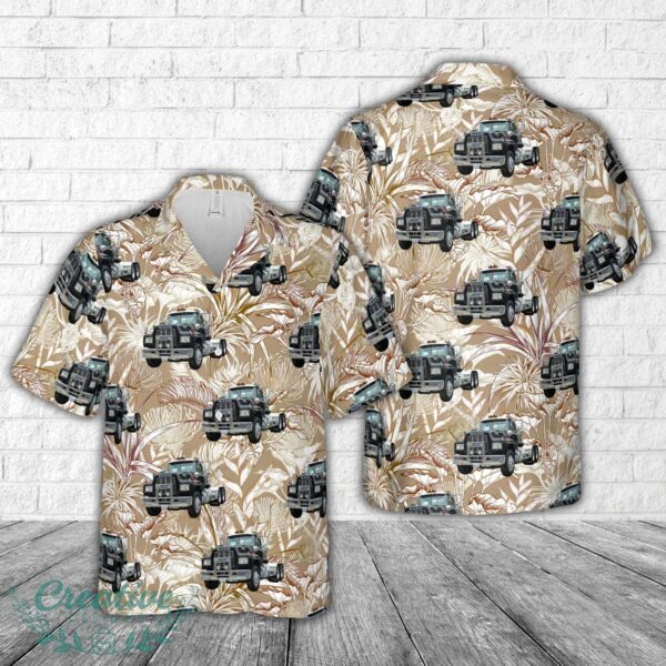 Bill Rudicill's 1985 Mack R Model Semi Tractor Hawaiian Shirt Product Photo 1