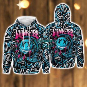 Blink-182 3D Al Over Printed Hoodie Cute Gift For Men Women Product Photo 1