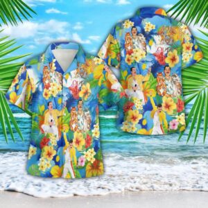 Freddie Mercury Hawaii Cats 3D Button Hawaiian Shirt Men And Women Aloha Summer Beach Gift Product Photo 1