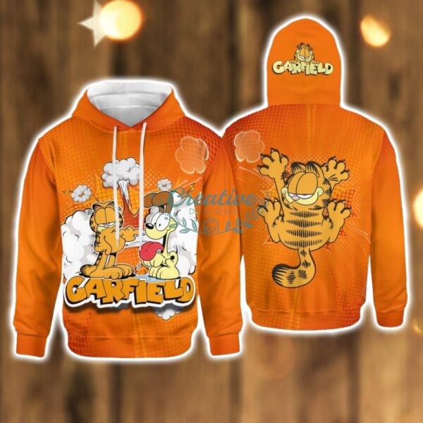 Garfield Odie 3D Al Over Printed Hoodie Cute Gift For Men Women Product Photo 1