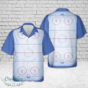 Ice Hockey Rink Hawaiian Shirt Product Photo 1