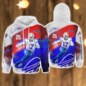 Josh Allen Buffalo Bills Christmas Hoodie Sport Fans Gift Product Photo 1