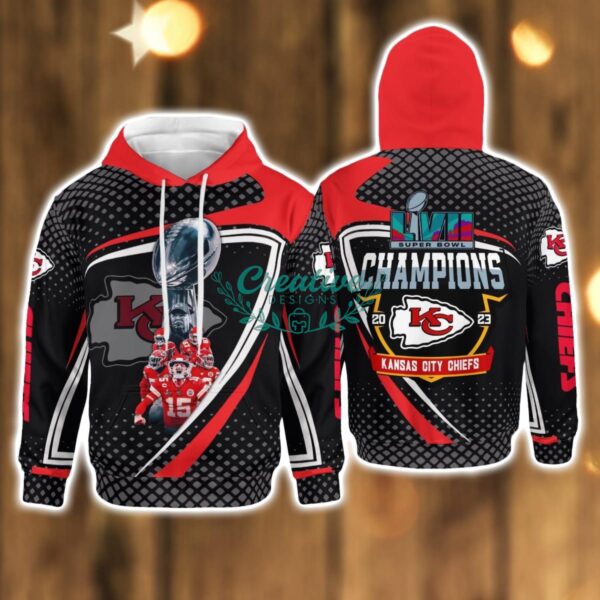 K.C Chiefs Super Bowl Champions 3D Printing Hoodie For Men Women Winter Gift Product Photo 1