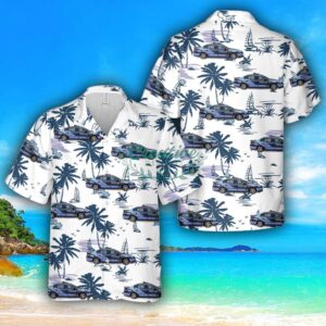 Queensland Police Service Traffic Branch Falcon XR6 Turbo Hawaiian Shirt Product Photo 1