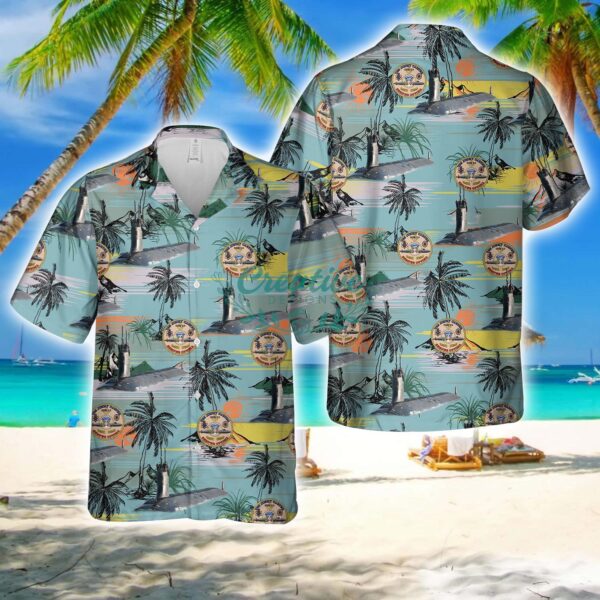 US Navy USS Jimmy Carter (SSN-23) Hawaiian Shirt Product Photo 1