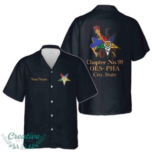 Custom Your Chapter OES Order of The Eastern Star Sistar Hawaiian Shirt Product Photo 1