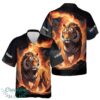 Customize Name Tiger Of The Moutain Fire Smoke Black Hawaiian Shirt Product Photo 1